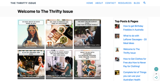 The Thrifty Issue